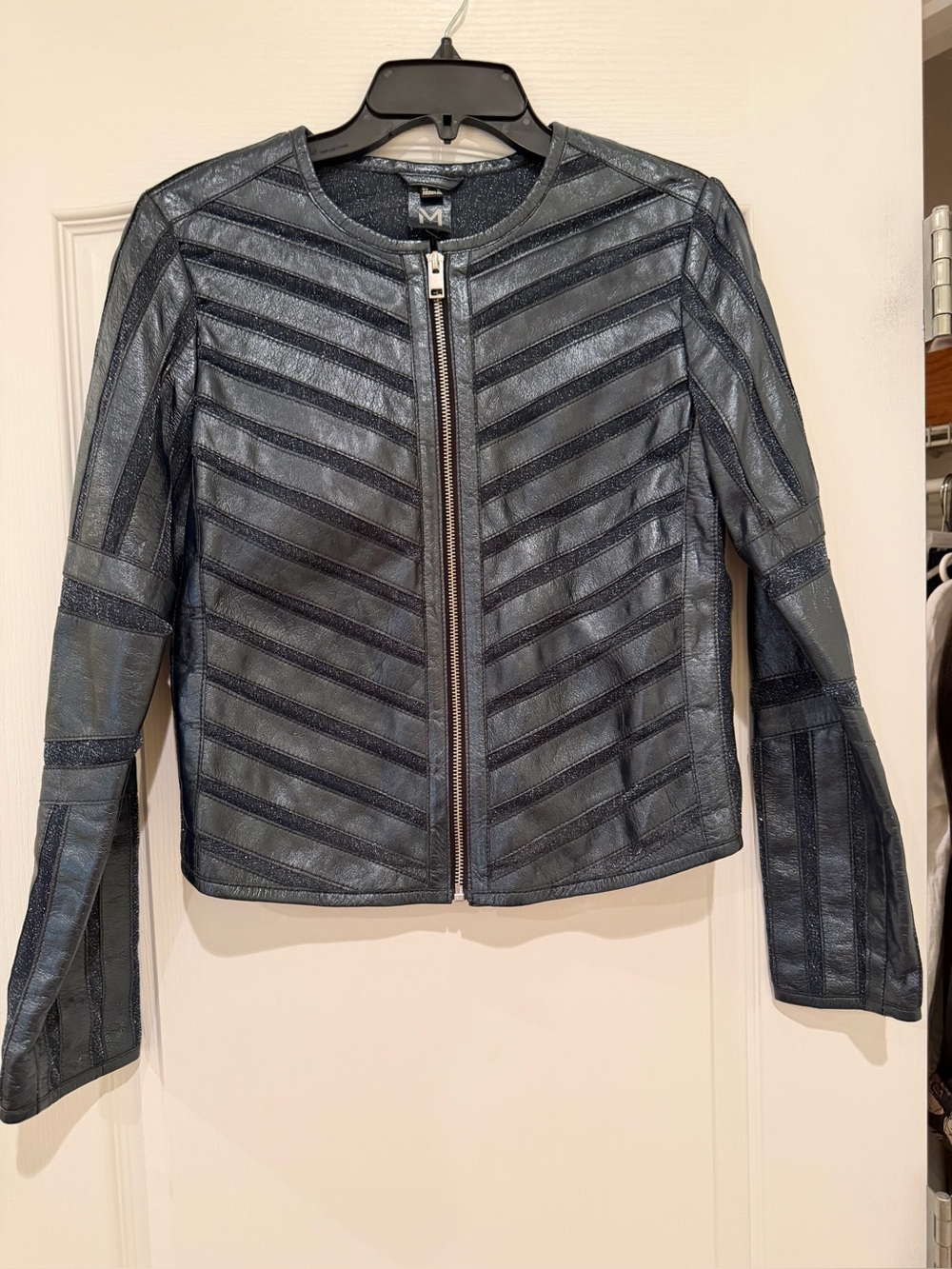 Mauritius Leather Zip Crop Women’s Jacket